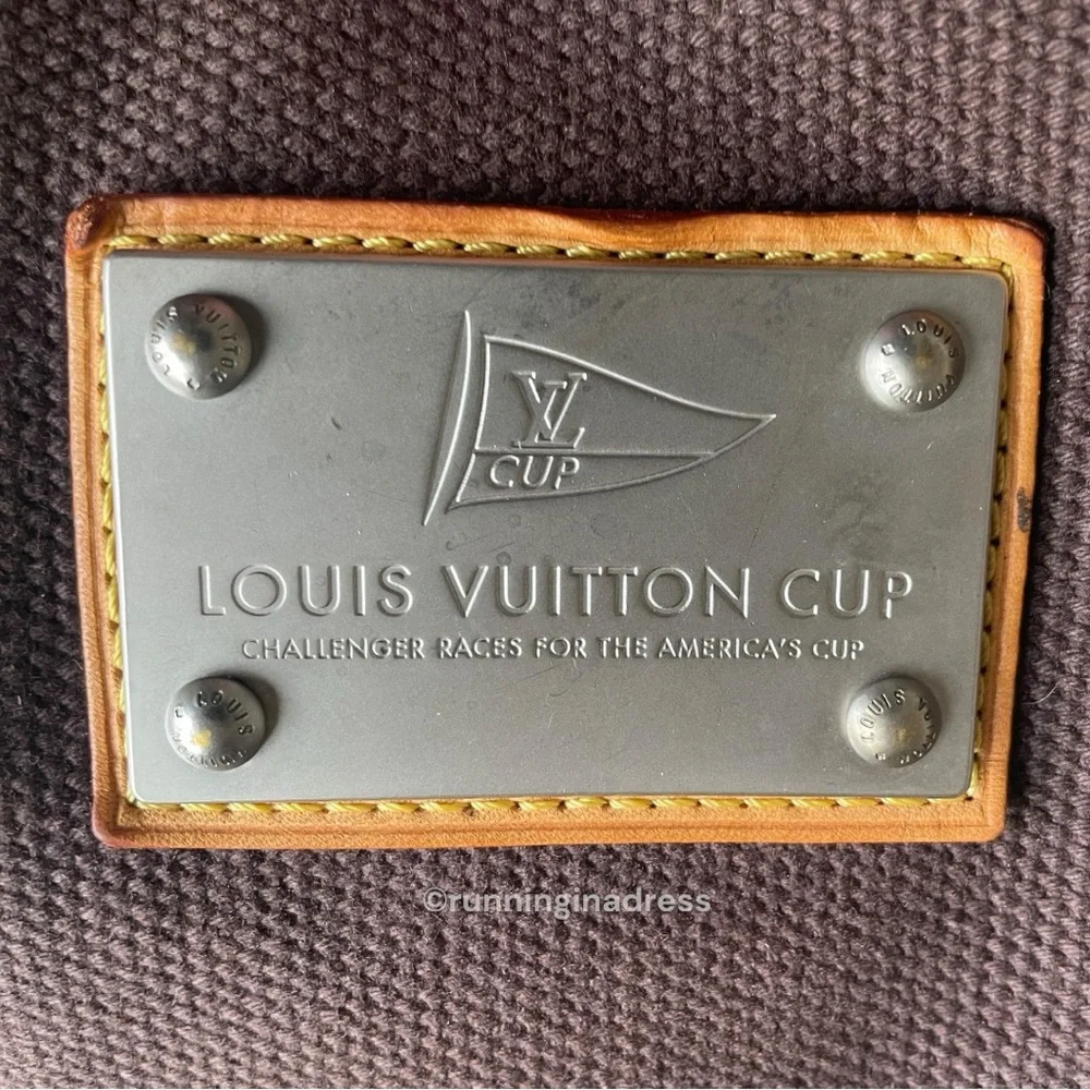 Louis Vuitton Limited Edition Antigua Cabas MM Tote Bag LV Cup In Brown